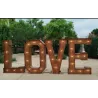 Location mot LOVE XXL lumineux