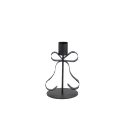 Chandelier ruban métal noir