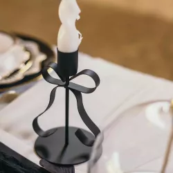 Location Chandelier métal noir pour mariage en haute vienne