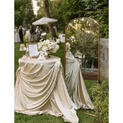 Location miroir psyché doré pour plan de table ou panneau de bienvenue