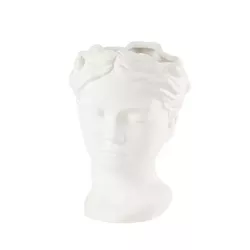 Vase  visage en céramique