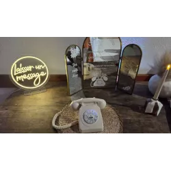 Location de votre miroir a volets pour livre d'or mariage téléphone audio haute Vienne