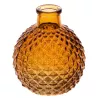 Vase boule ambre