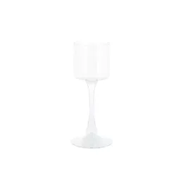 Location de Bougeoirs sur pied en verre transparent de tailles différentes