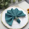 serviette de table bleu sarcelle