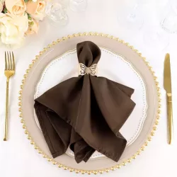 Serviette de table chocolat