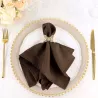 Serviette de table chocolat