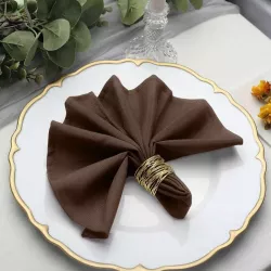 Serviette de table chocolat