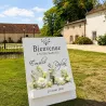Location Panneau de Bienvenue avec jardinière