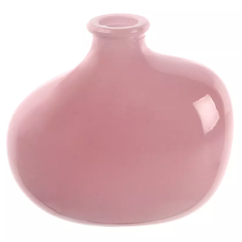 Vase galet rose
