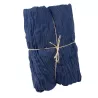 Chemin de table cheesecloth bleu marine