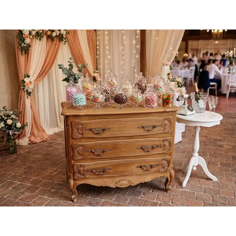 Location de mobilier événementiel Vintage