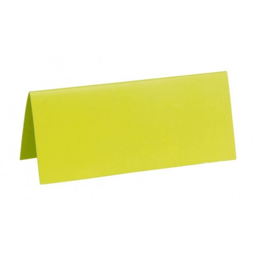 Marque place rectangulaire vert anis