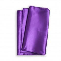 Chemin de table satin violet